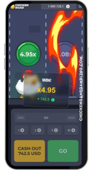 Chicken Road – victoire à x4,95